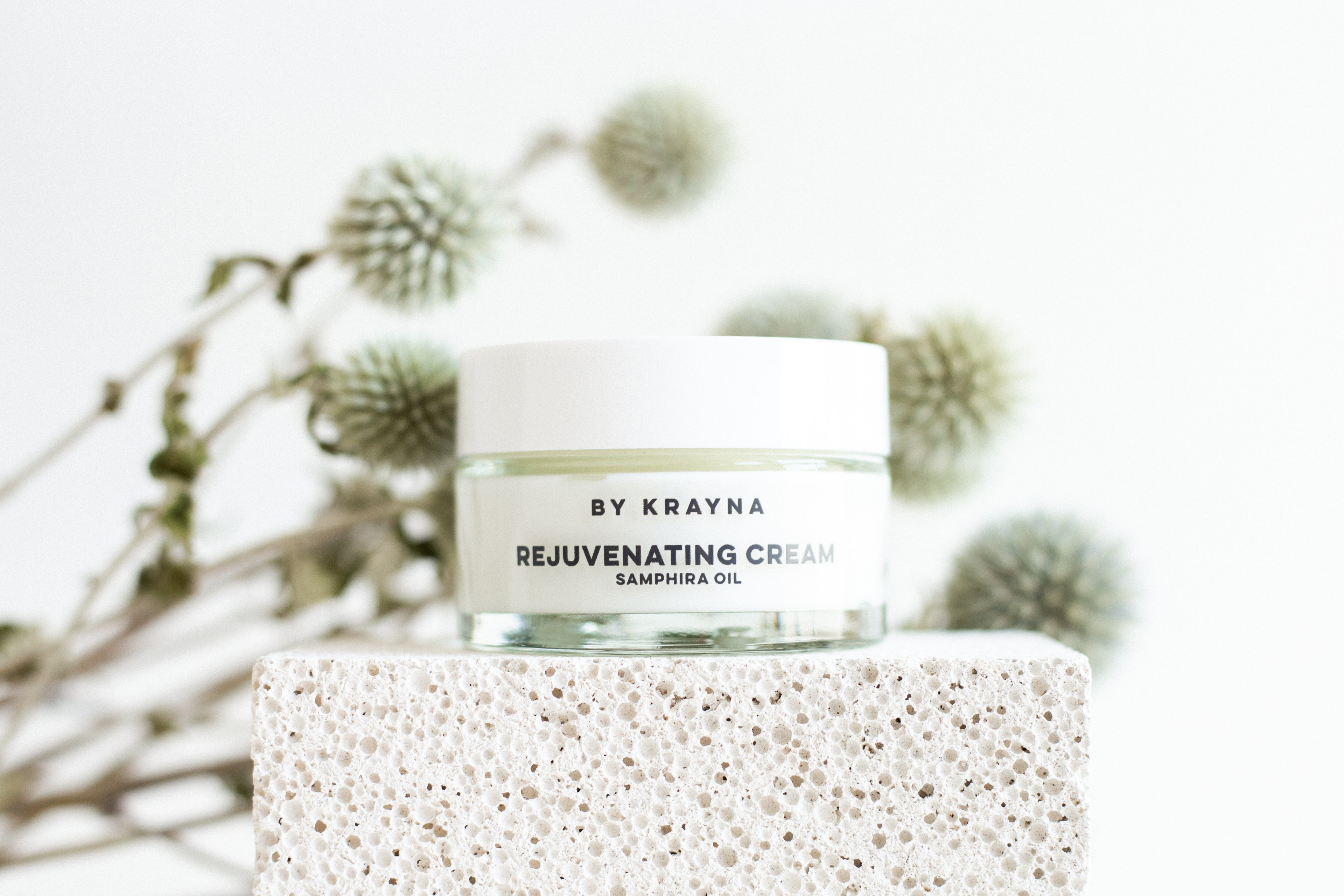 Rejuvenating Cream with Samphira Oil – Vegan Hydrating Face Cream | 99% Natural Origin Moisturizer