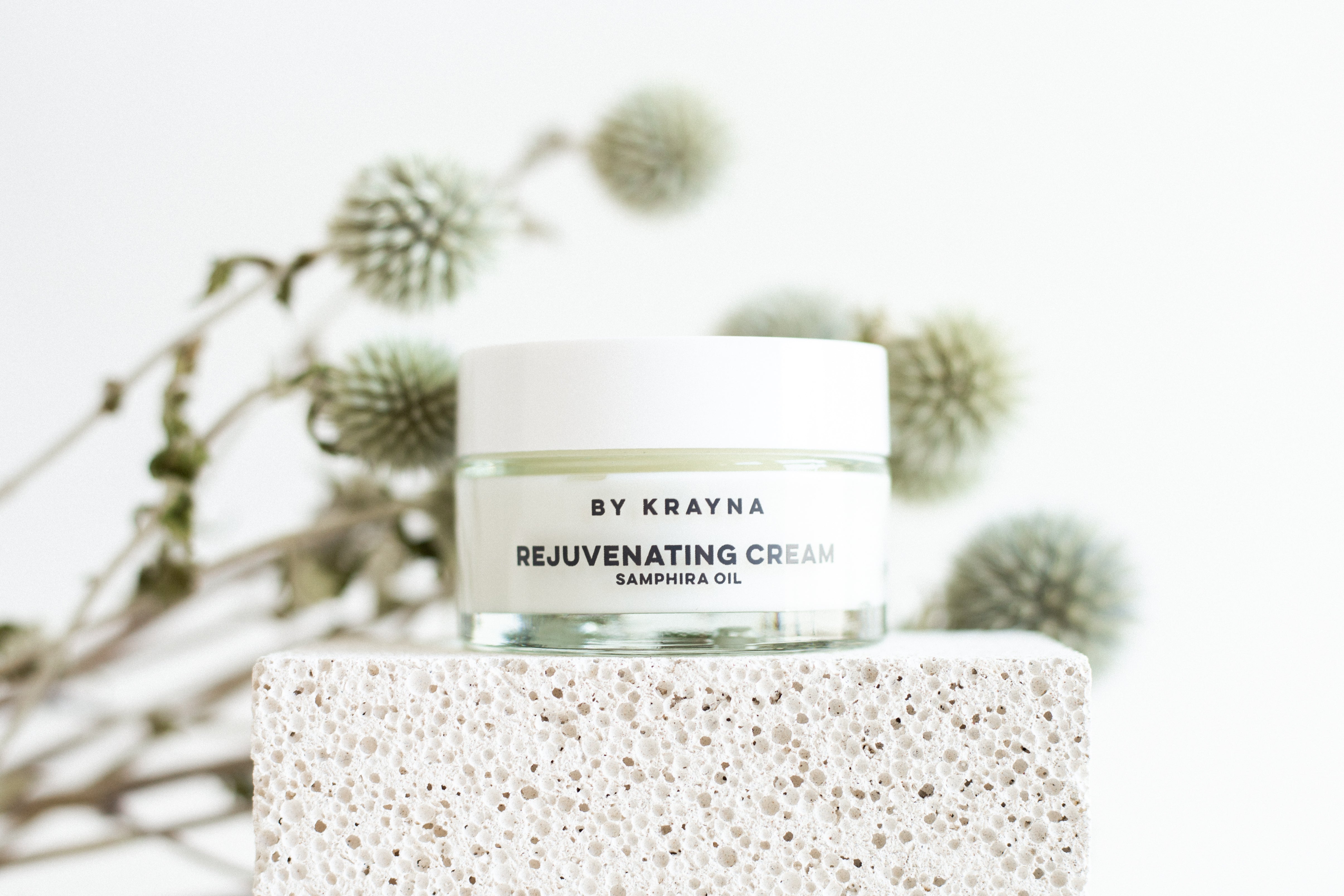 Rejuvenating Cream with Samphira Oil – Vegan Hydrating Face Cream
