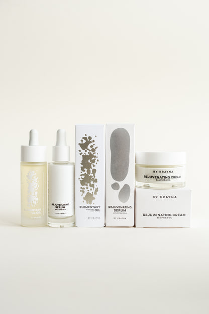 Complete Rejuvenation Set – Serum, Samphira Oil Cream &amp; Botanical Face Oil